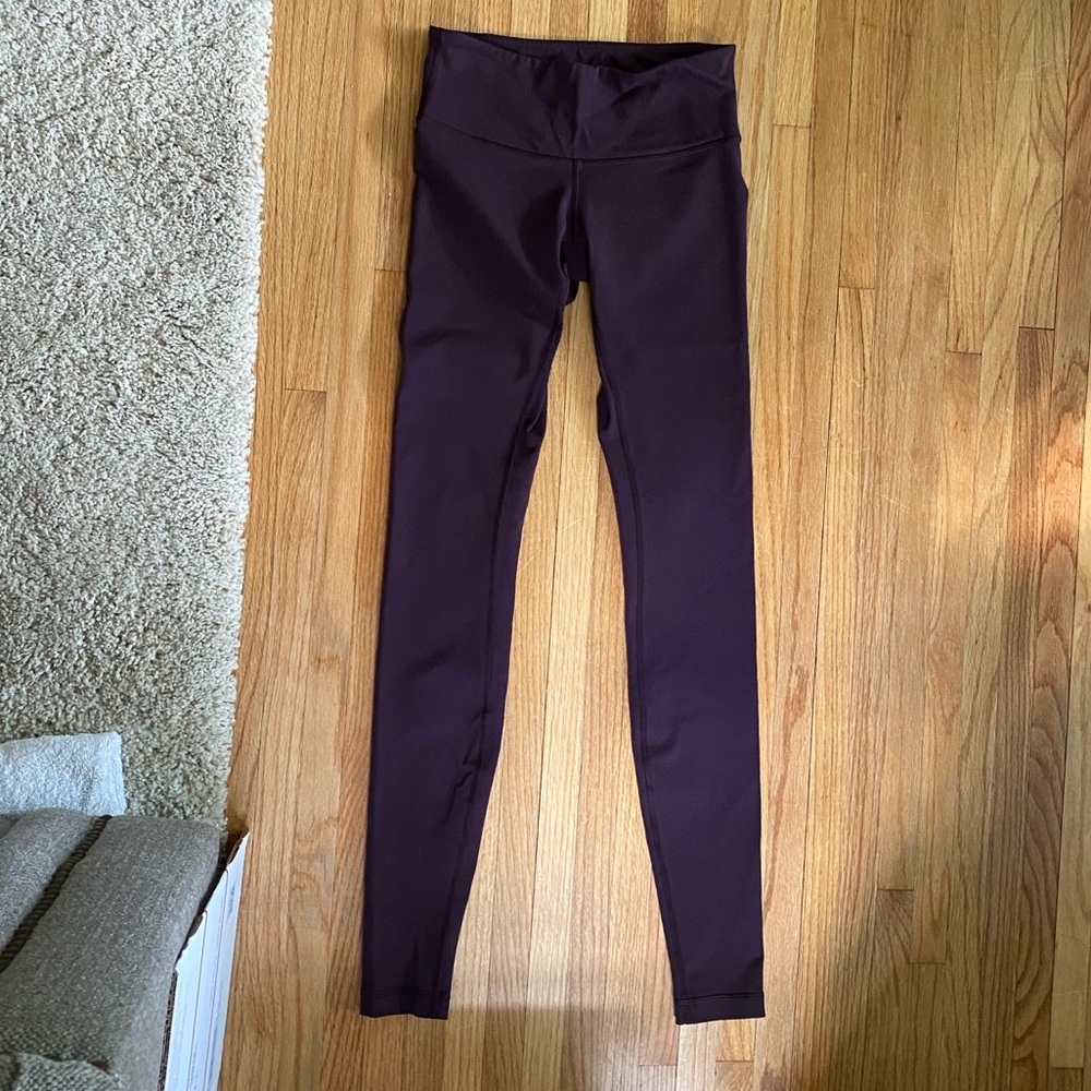 Plum/brownish purple lululemon leggings